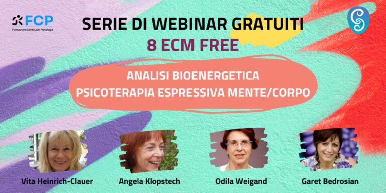 Analisi Bioenergetica. 4 webinar gratuiti